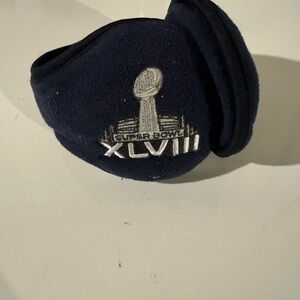 NFL Navy Blue Super Bowl XLVIII Ear Warmers